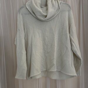 Cozy Cream Cowl Neck Sweater